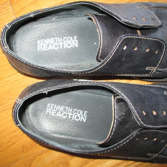Men's preowned Kenneth Cole Reaction Leather Shoes size 8 - Picture 2 of 10
